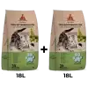 2 x Kattenbakvulling Voordeelzak - 2x 18L (Tofu) €5,- korting!