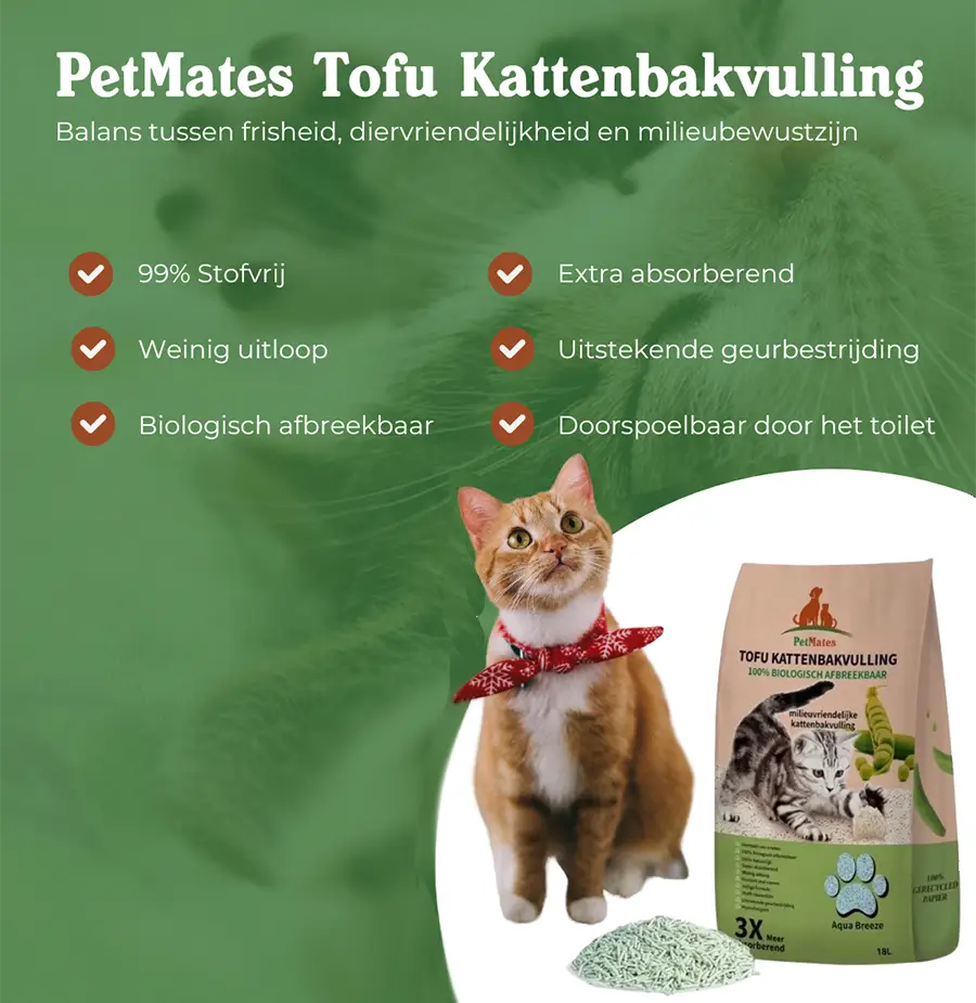 PetMates Tofu Kattenbakvulling